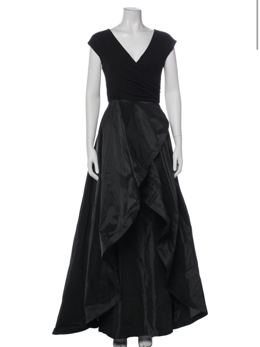 Teri Jon by Rickie Freeman Evening Gown Black Sz 6